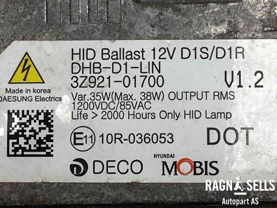 Styreenhet xenon/ballast til Hyundai i40 2012-2017  