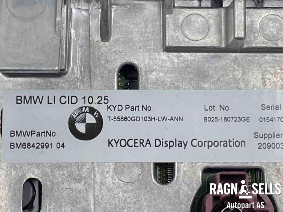 Multimedia display (MCU - Media Controller Unit) til BMW i3 2013-2022  