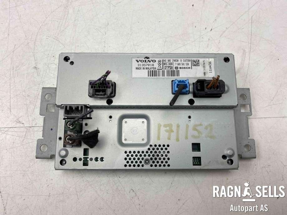 Bilstereo navigasjon skjerm til Volvo XC60 2008-2013 (Type I, Fase 1)  (36050609|31357018|31357075)