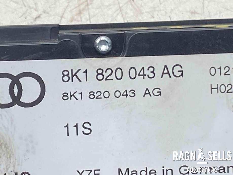Varmeapparat betjening til Audi A4, Allroad 2009-2016 (Type I) (B8) (B8) 