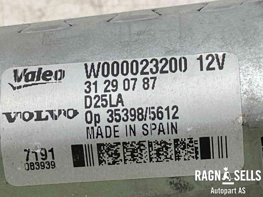 Viskermotor bakrute til Volvo V70 2007-2013 (Type III, Fase 1)  (31290787|W000023200|)