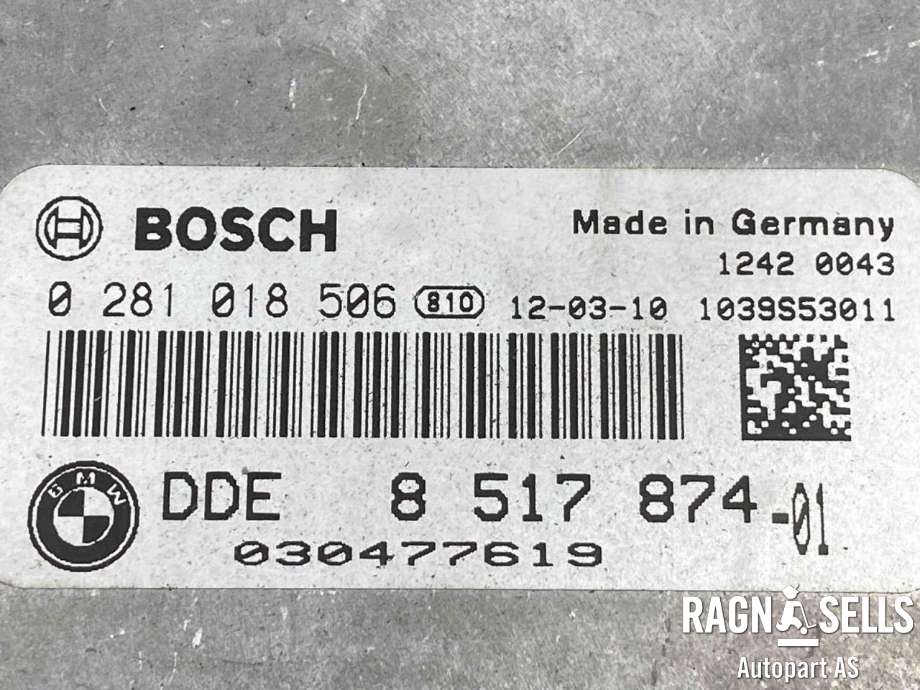 Styreenhet motor til BMW 1-Serie 2011-2015 (Fase 1) (F20/F21) (F20/F21) 