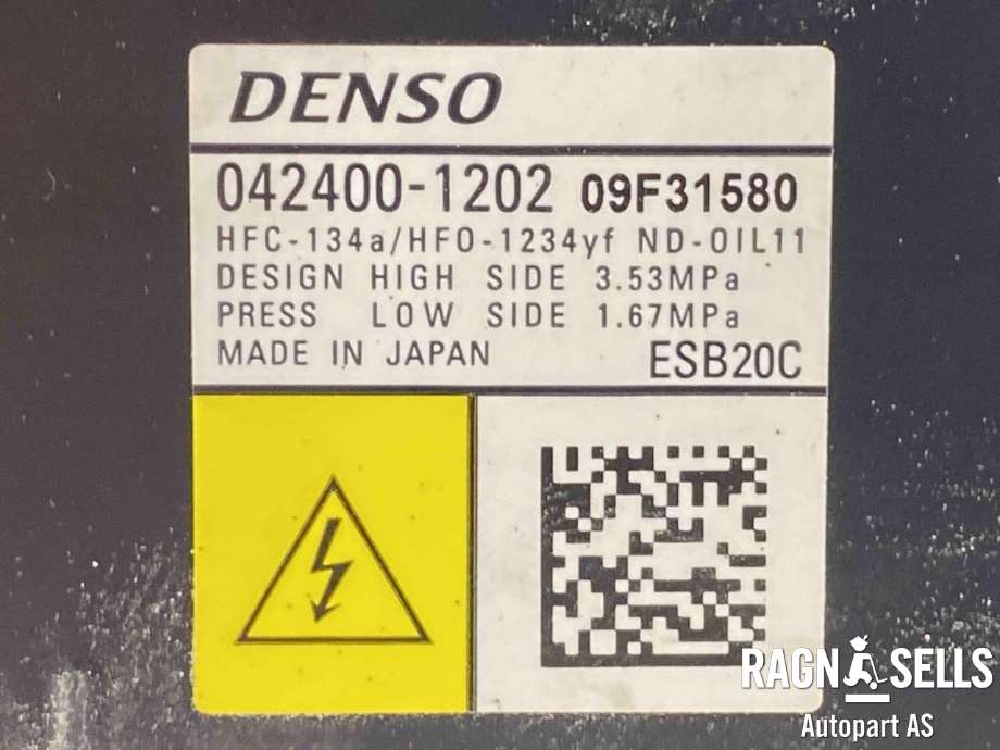 Aircondition kompressor hybrid til Toyota Corolla 2019-->>  (8837012080|)