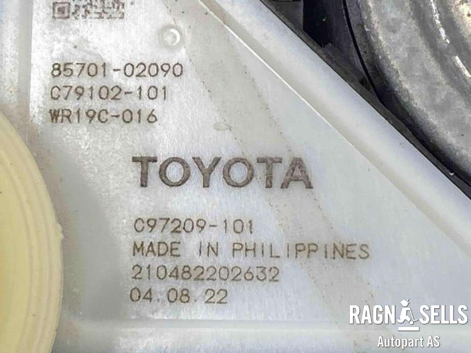 Ruteheis venstre foran til Toyota Corolla 2019-->>  