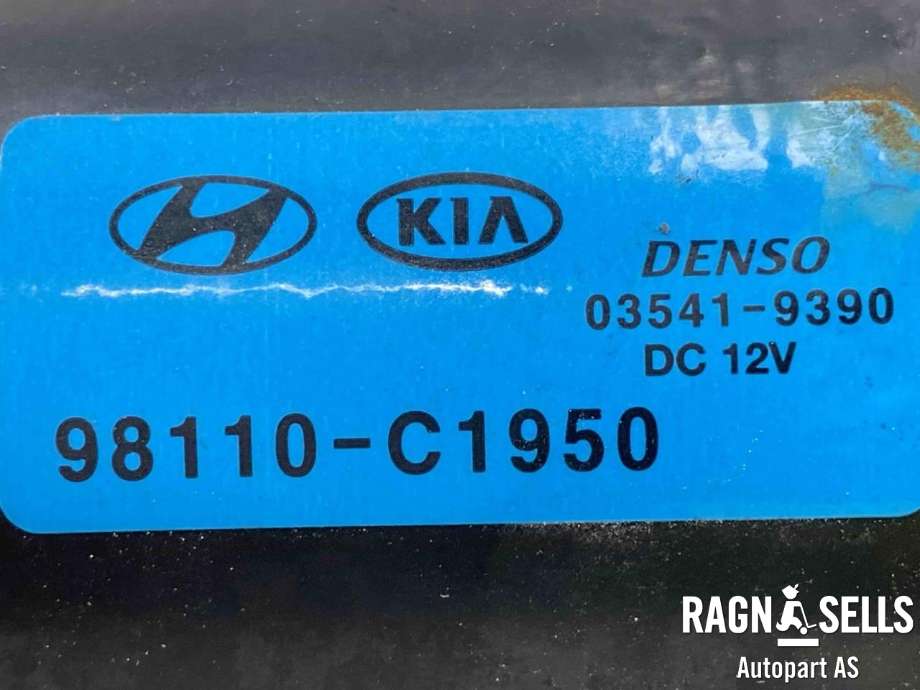 Viskermotor frontrute komplett m/overføring til Hyundai Kona 2017-2021 (Type I, Fase 1)  