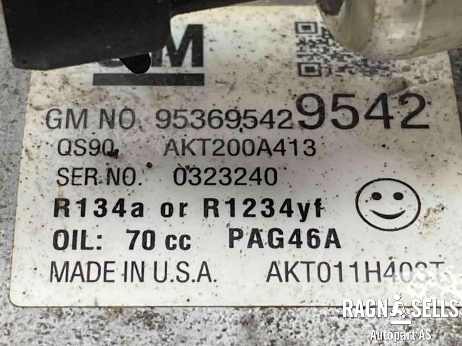 Aircondition kompressor til Opel Mokka 2012-2016 (Type I, Fase 1)
