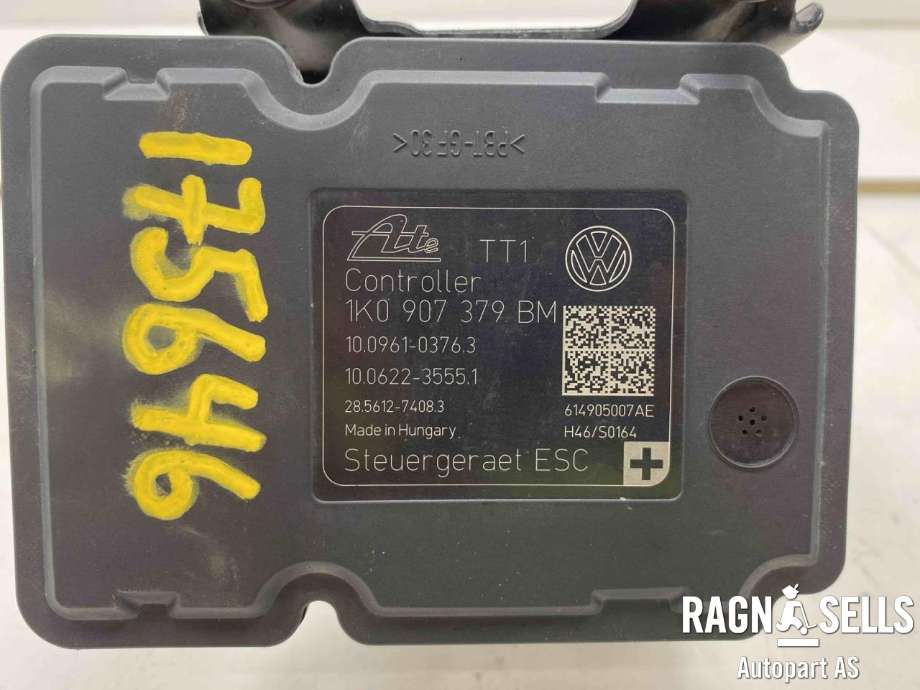 ABS sentral til VW Caddy 2010-2015 (Type III, Fase 2)  (1K0 614 517 ED|1K0907379BM|)