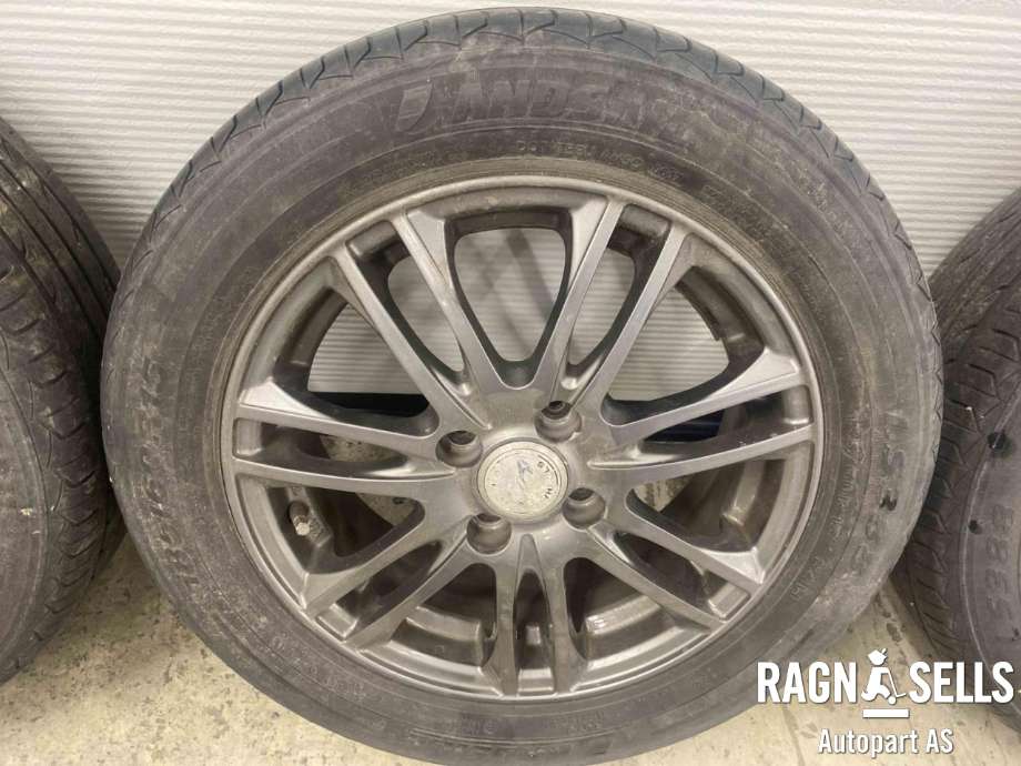 Hjulsett aluminium sommer til Toyota Yaris 2006-2009 (Type II, Fase 1)  