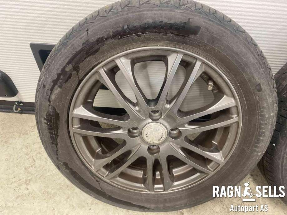 Hjulsett aluminium sommer til Toyota Yaris 2006-2009 (Type II, Fase 1)  
