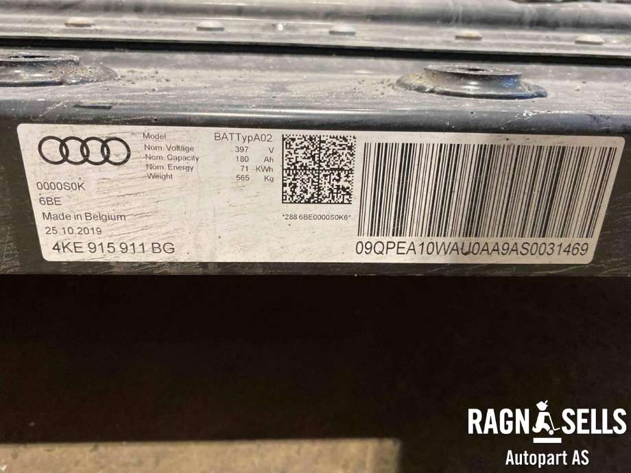 Batteripakke elbil til Audi e-tron 2018-->>  