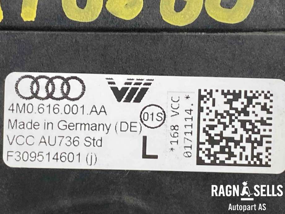 Fjær bak nivå luftpute/belg til Audi Q7 2015-->> (Type II)  