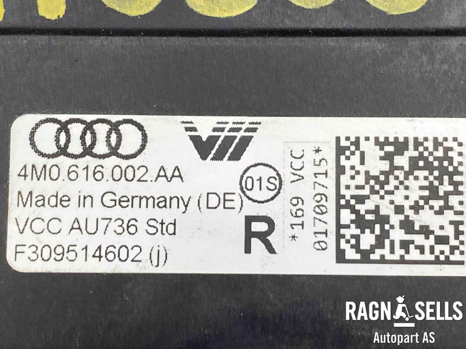 Fjær bak nivå luftpute/belg til Audi Q7 2015-->> (Type II)