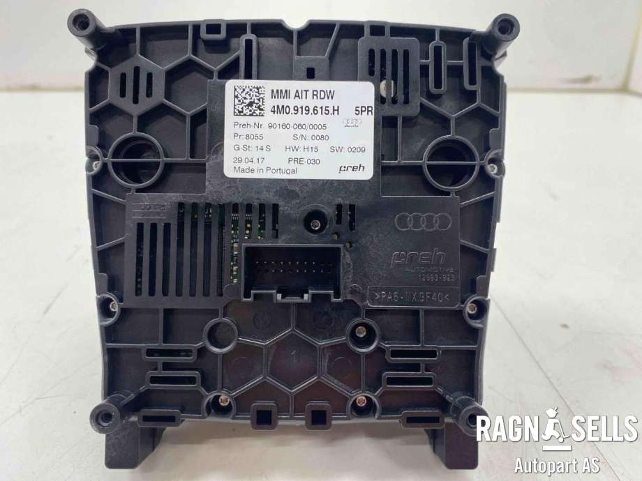 Bilstereo navigasjon betjeningspanel til Audi Q7 2015-->> (Type II)  