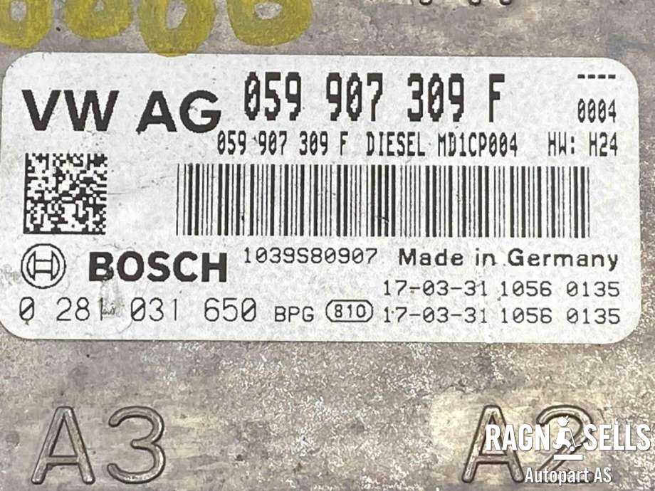 Styreenhet motor til Audi Q7 2015-->> (Type II)