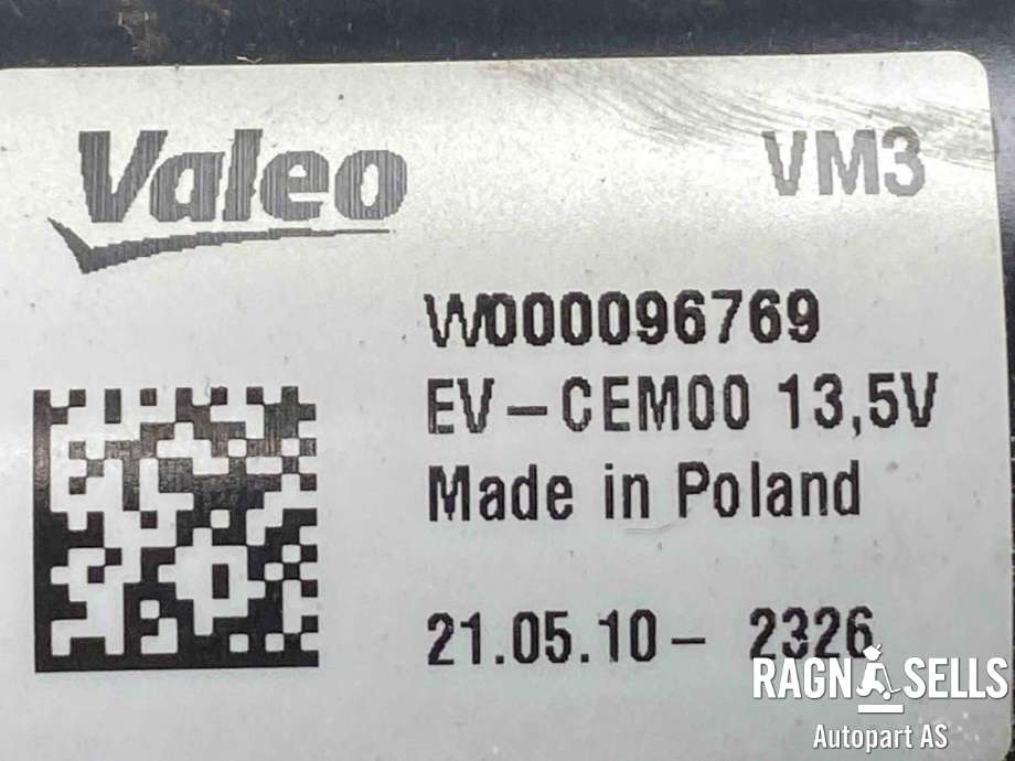 Viskermotor frontrute komplett m/overføring til Peugeot e-2008 2019-->>  