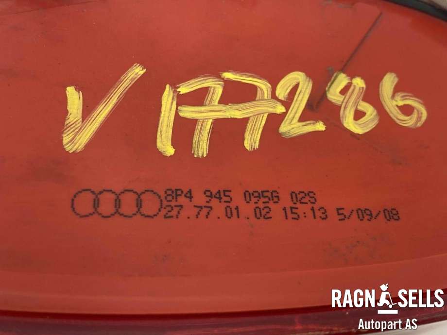 Baklykt venstre ytre til Audi A3 2003-2008 (Type II, Fase 1)  (8P4 945 095 G|)