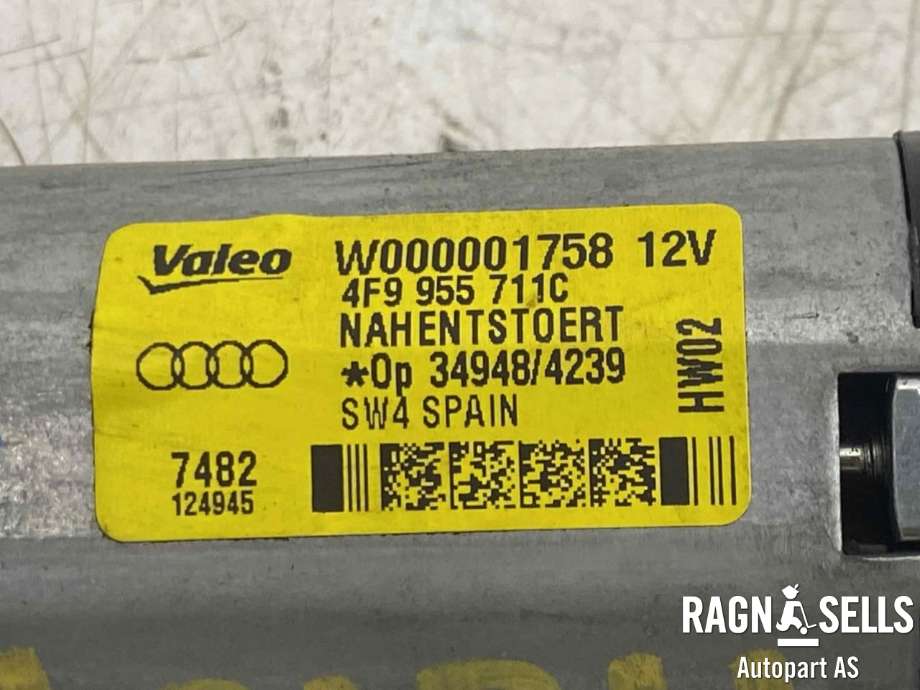 Viskermotor bakrute til Audi A4 2007-2014 (Type IV) (B8) (B8) (VALEO|4F9 955 711 C|W000001758|)