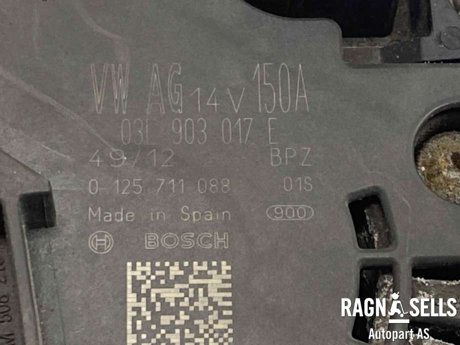 Dynamo til Audi A4 2007-2014 (Type IV) (B8) (B8) (VWAG BOSCH|03L 903 017 E|0 125 711 088|)