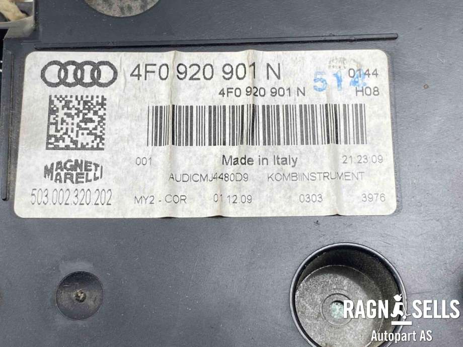 Instrumentpanel til Audi A6 2008-2011 (Type III, Fase 2) (C6) (C6) 