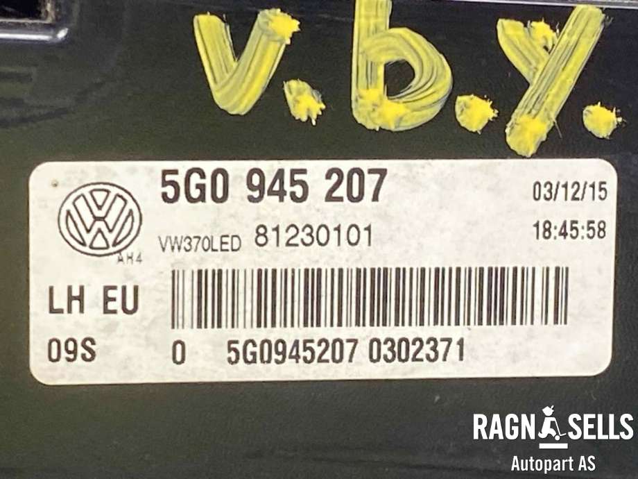 Baklykt venstre ytre til VW e-Golf 2014-2017 (Fase 1)  (VW|5G0 945 207|)