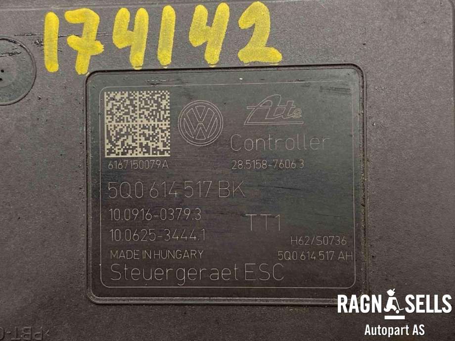 ABS sentral til VW Golf VII 2012-2017 (Fase 1)  (5Q0 614 517 BK|)