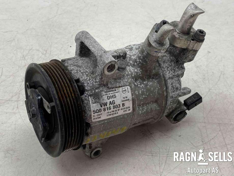 Aircondition kompressor til VW Golf VII 2012-2017 (Fase 1)  (MAHLE|5Q0 816 803|5Q0 816 803 D|5Q0 816 803 B)