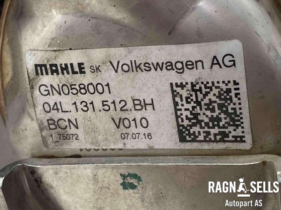 EGR-kjøler til VW Golf VII 2012-2017 (Fase 1)  (MAHLE|04L 131 512 AM|04L 131 512 BQ|04L 131 512 BH)