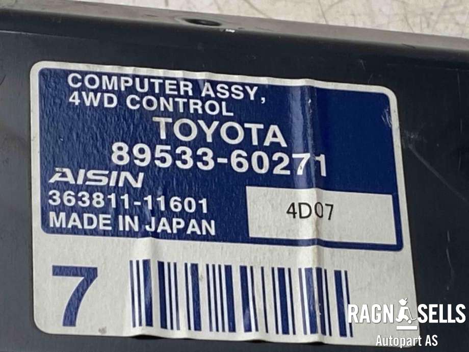 Styreenhet 4WD til Toyota Land Cruiser 150 2014-->> (Fase 2)  (89533-60271|)
