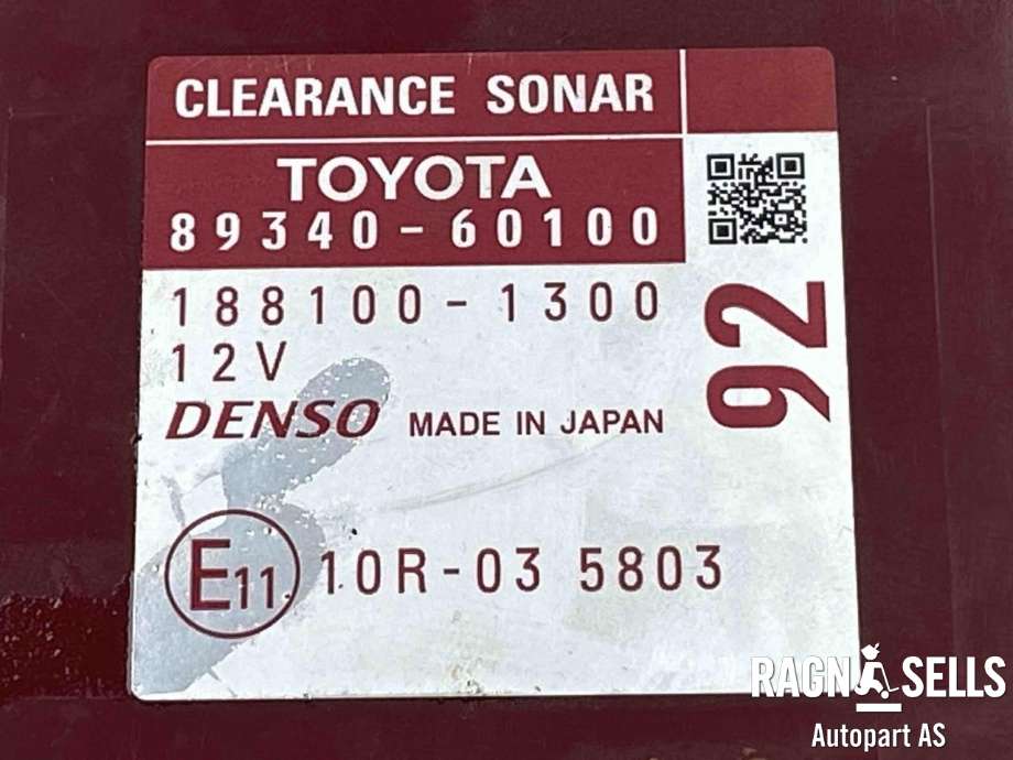 Styreenhet parkering til Toyota Land Cruiser 150 2014-->> (Fase 2)  (89340-60100|)