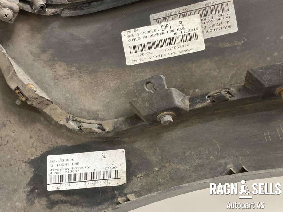 Støtfanger foran til Kia Sportage 2010-2016 (Type III)  (865113U000|)