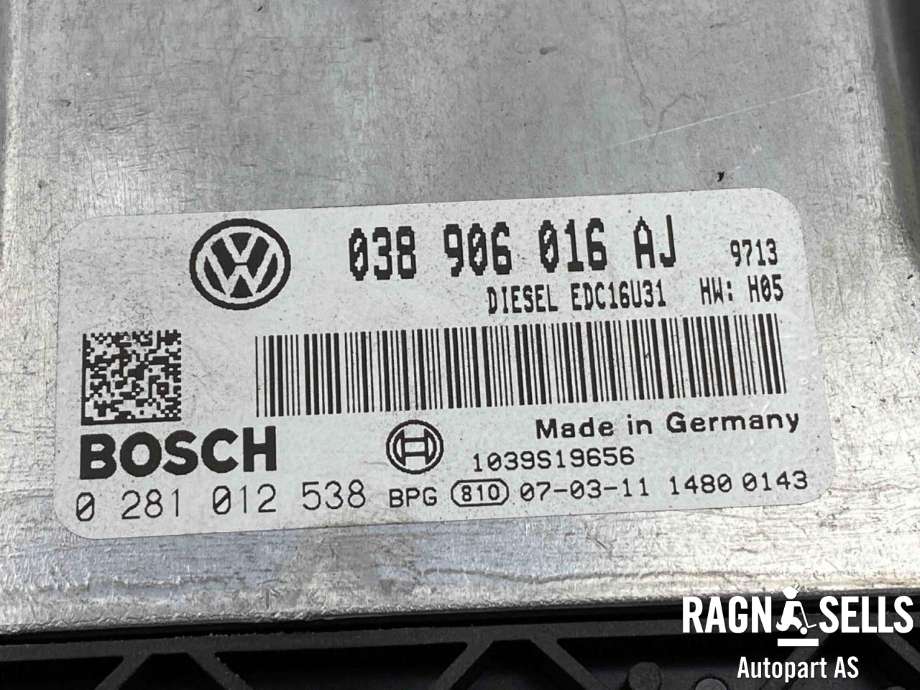 Styreenhet motor til VW Transporter / Caravelle 2003-2009 (Fase 1) (T5) (T5) 