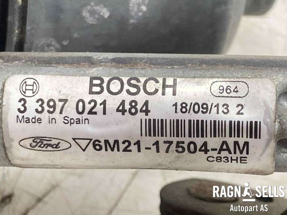 Viskermotor foran venstre til Ford S-Max 2010-2015 (Type I, Fase 2)  (BOSCH|6M21 17504 AM|)