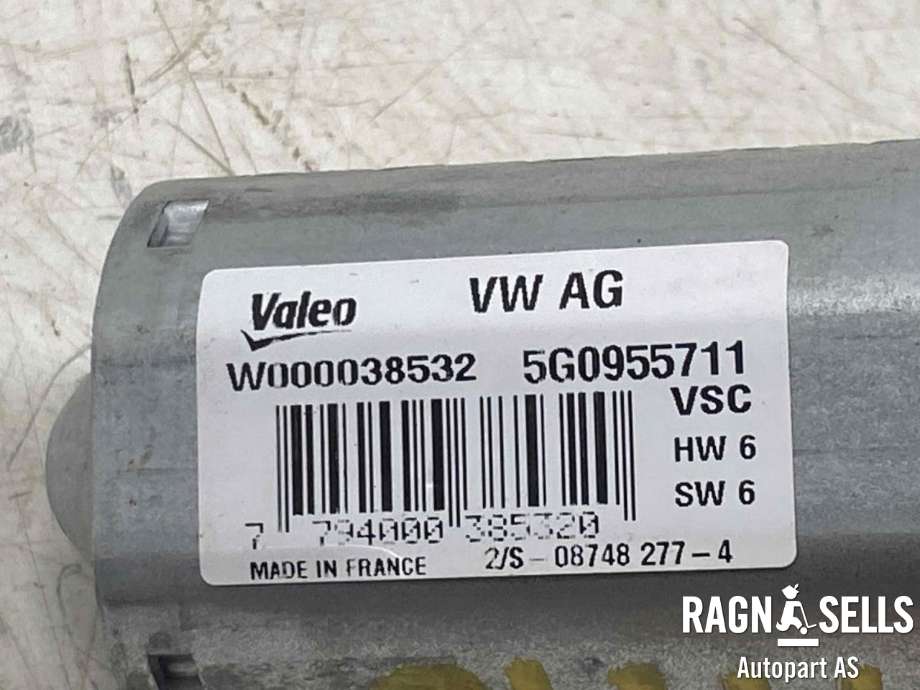 Viskermotor bakrute til VW Golf Sportsvan 2014-2018  (VALEO VAG|5G0 955 711 C|W000038532|)