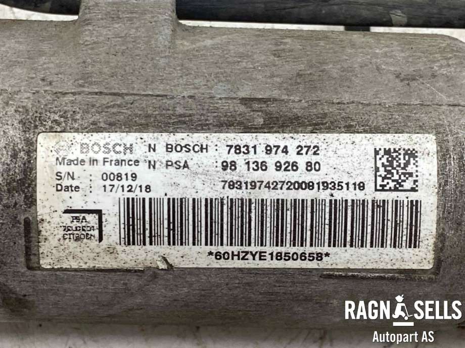 Tannstang til Peugeot Expert 2016-->> (Type III)  (BOSCH|98 136 926 80|7831 974 272|)