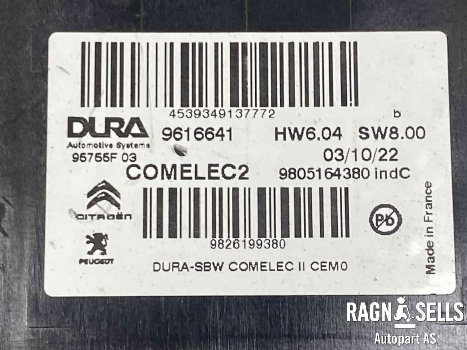 Styreenhet girkasse til Peugeot Expert 2016-->> (Type III)  (DURA|9826199380|)