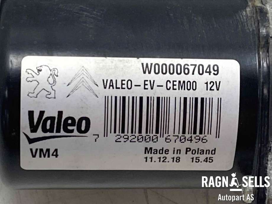 Viskermotor frontrute komplett m/overføring til Peugeot Expert 2016-->> (Type III)  (VALEO|98 084 652 80|W000067049|)