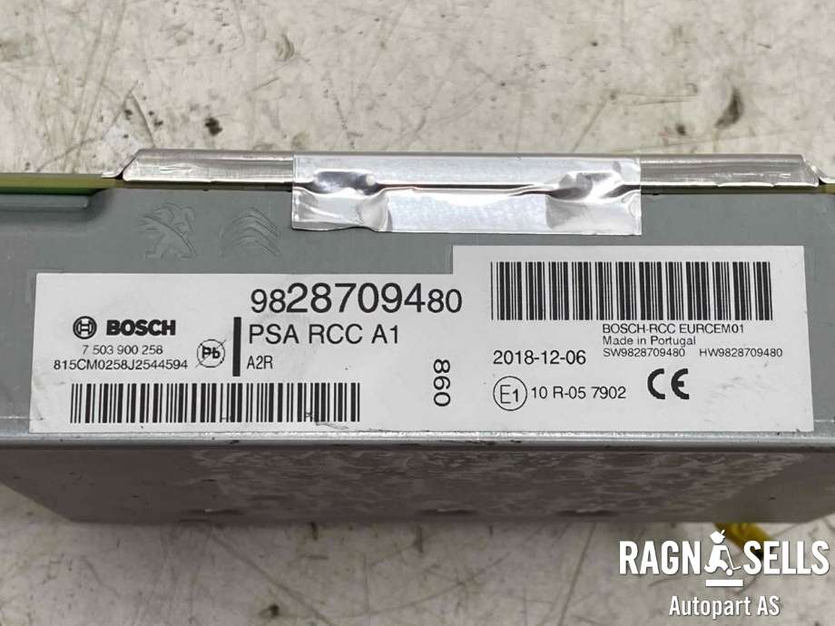 Bilstereo til Peugeot Expert 2016-->> (Type III)  (BOSCH|98 287 094 80|)