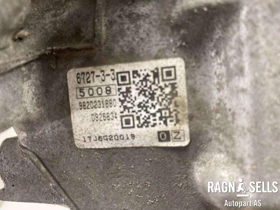 Girkasse automat til Peugeot 5008 2017-->> (Type II)  (98 202 318 80|16 373 096 80|)