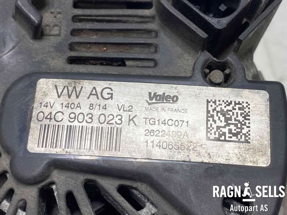 Dynamo til Škoda Octavia 2013-2016 (Type III, Fase 1)  (04C 903 023 K|)