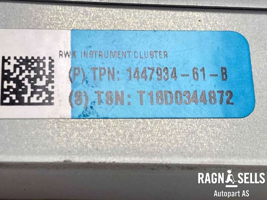 Instrumentpanel til Tesla Model S 2013-2016 (Fase 1)  (1447934-61-B|1118894-00-A|)
