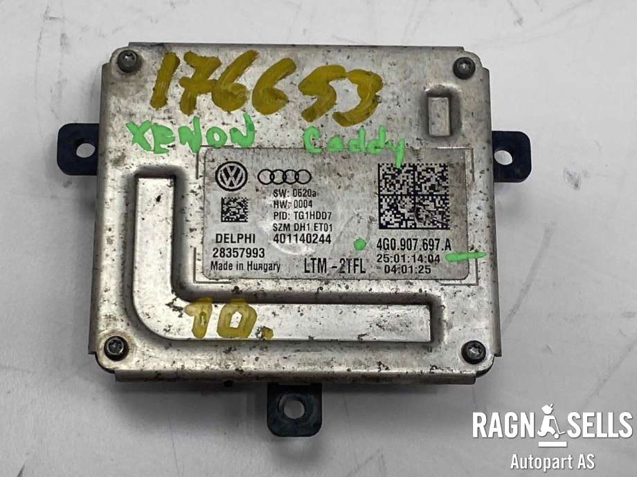 Styreenhet xenon/ballast til VW Caddy, 2010-2015 (Type III, Fase 2) (DELPHI|4G0 907 697 A)