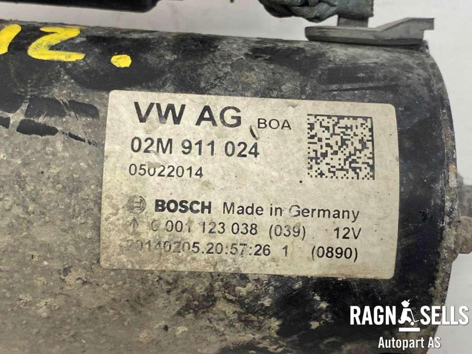 Starter diesel til VW Caddy 2010-2015 (Type III, Fase 2)  (BOSCH|02M 911 024|)