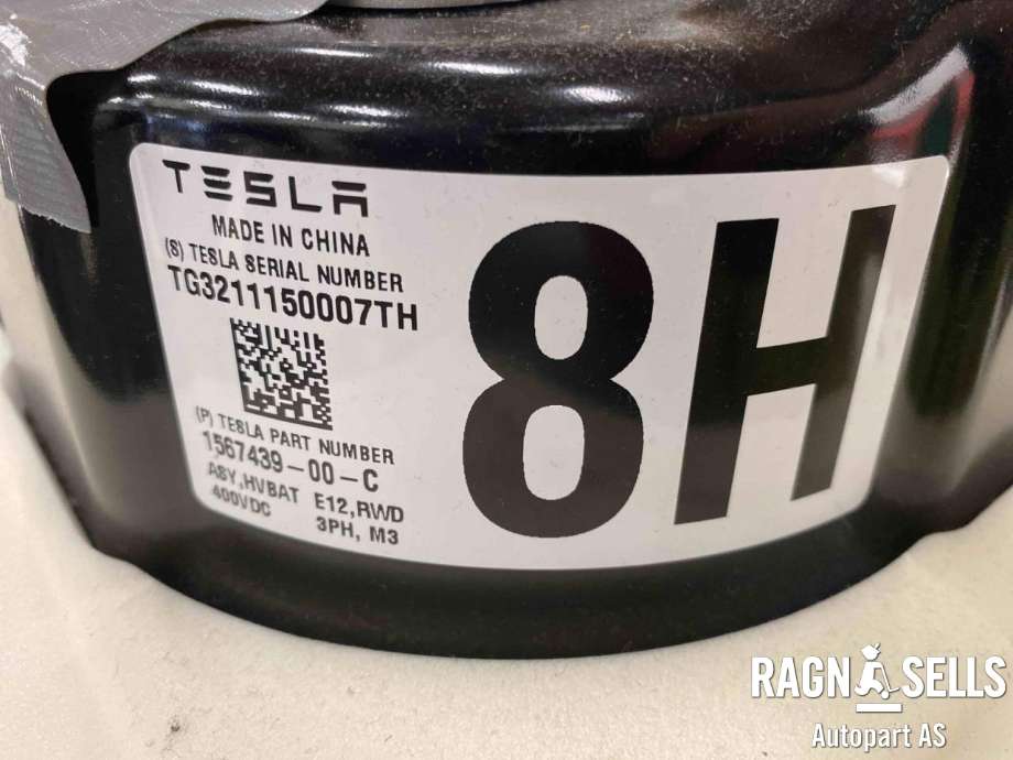 Batteripakke elbil til Tesla Model 3 2018-2023 (Fase 1)  
