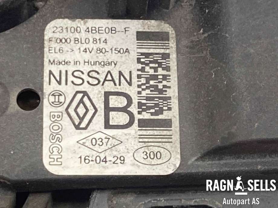 Dynamo til Nissan Qashqai 2014-2021 (Type II)