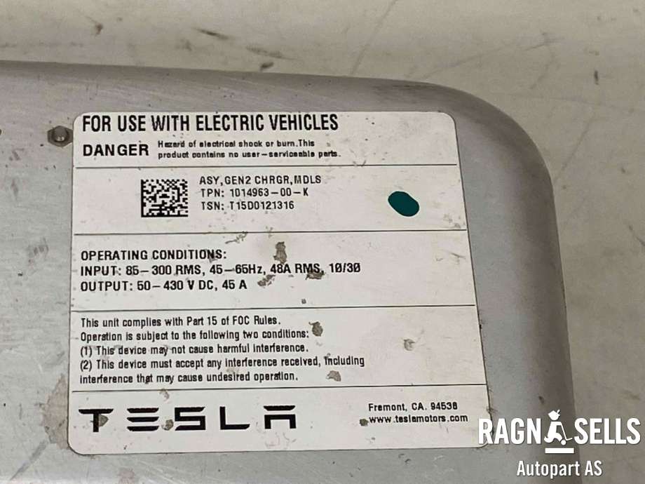 Batterilader (OBC - On Board Charger) til Tesla Model S 2013-2016 (Fase 1)  (1014963OOK|)