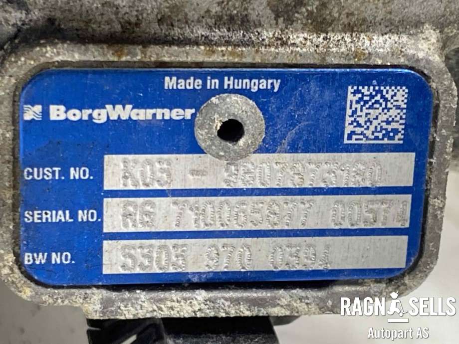Turbo til Ford S-Max 2015-->> (Type II)  (BORGWARNER|1871356|)