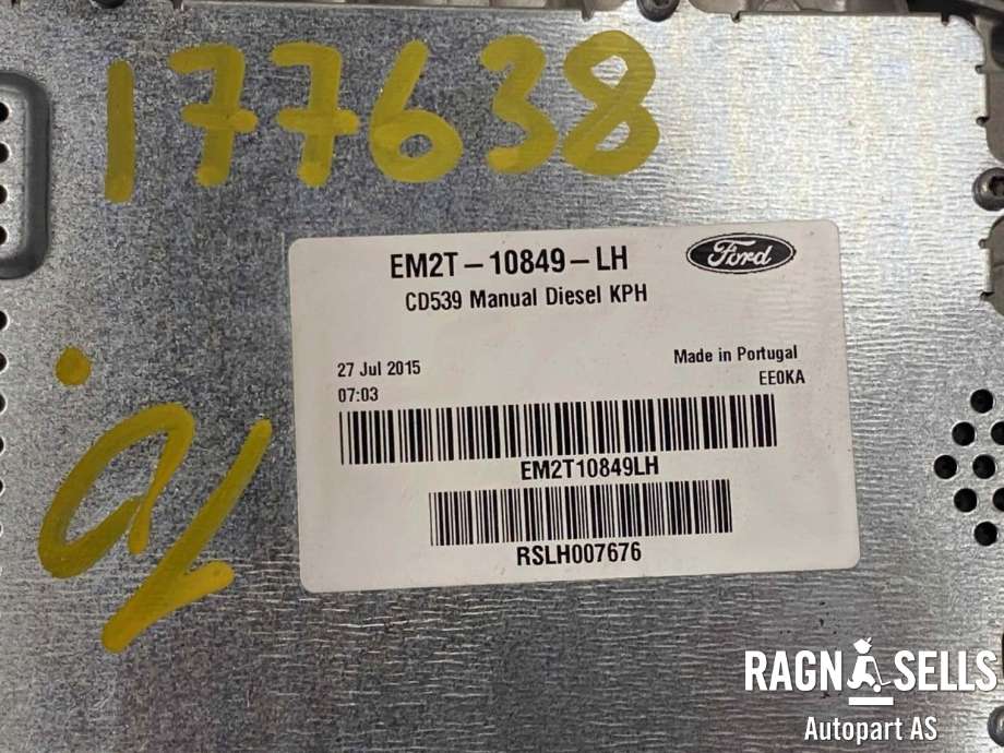 Instrumentpanel til Ford S-Max 2015-->> (Type II)  (EM2T 10849 LH|)