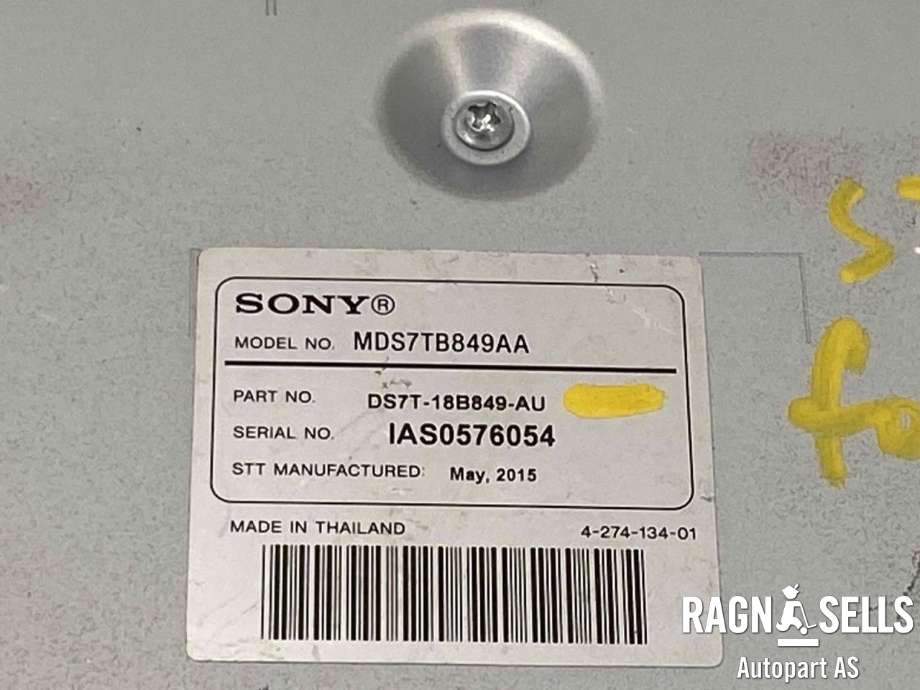 Bilstereo forsterker til Ford S-Max 2015-->> (Type II)  (DS7T 18B849 AU|)