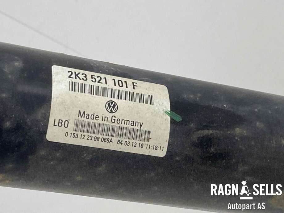 Mellomaksel til VW Caddy 2015-2020 (Type III, Fase 3)  (2K3521101F|)