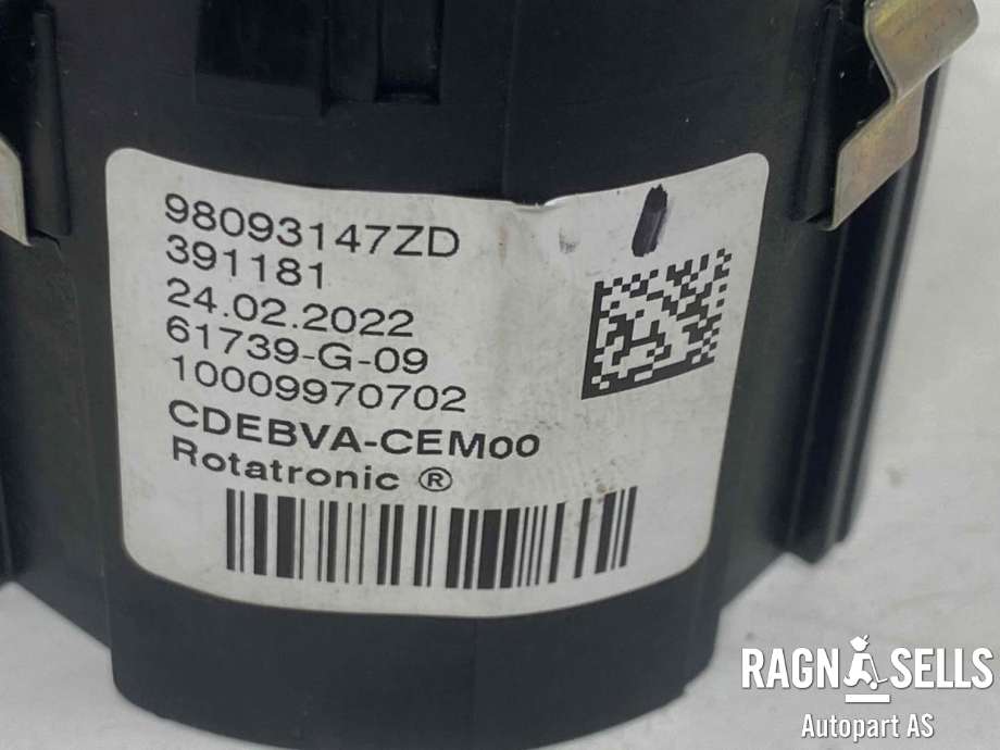 Girstang/girvelger automat til Peugeot Partner 2019-->> (Type III)  (98 093 147 ZD|)